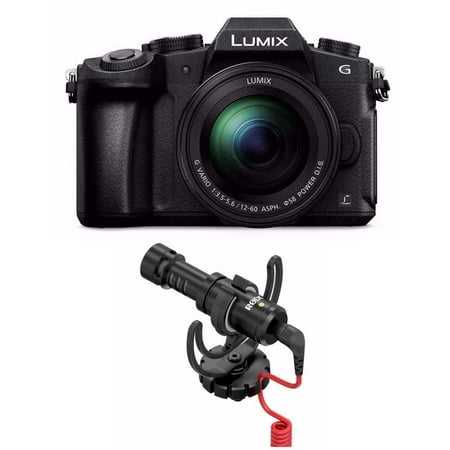 PANASONIC LUMIX G85 4K Mirrorless Camera with Rode VideoMicro Compact