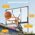 thumbnail image 5 of NEDYO Portable Basketball Hoop for Kids, 3.9-8.5 ft Height Adjustable Basketball Goal with HDPE Backboard and Weighted Base, Indoor & Outdoor Use, 5 of 7