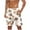 Khaki, variant on ZRGHAOYLQ Plus Size Hawaii Shorts for Men Tropical Palm Tree Print Beach Shorts Quick Dry Elastic Waist Drawstring Swimming Shorts with Pockets