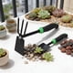 thumbnail image 5 of Uuiauoio Hand Rake Garden Tool Quenched Steel Cultivator for Weeding Soil Aeration Planting Flower Beds Vegetable Gardening Planting Tools, 5 of 6