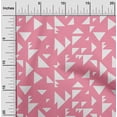thumbnail image 1 of oneOone Cotton Silk Fabric Triangle Geometric Printed Fabric 1 Yard 42 Inch Wide, 1 of 5