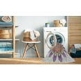 thumbnail image 2 of Ahgly Company Machine Washable Indoor Square Transitional Bashful Pink Area Rugs, 3' Square, 2 of 7