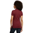 thumbnail image 2 of Lee Uniforms "Standard Fit" S/S Pique Polo (Junior Sizes S - 3XL) - burgundy, s (Big Girls), 2 of 5