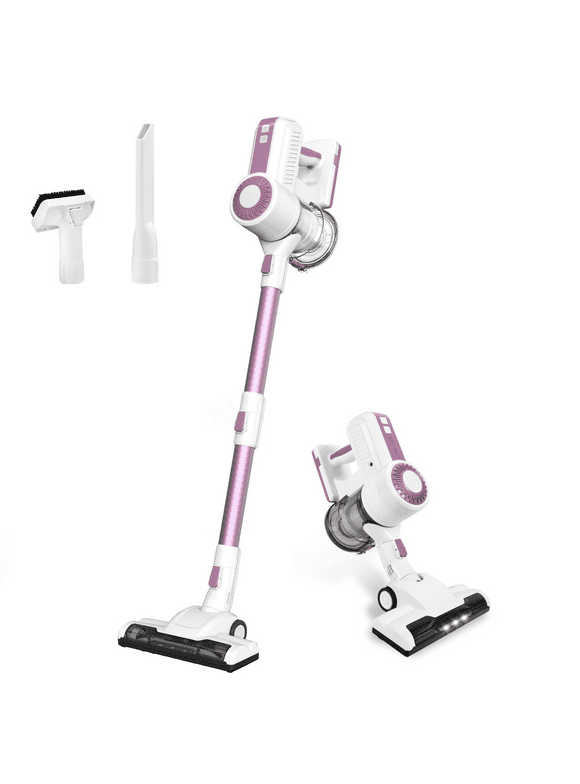 MOOSOO Lightweight Cordless Stick Vacuum Cleaner for Carpet, Hard Floors and Pet Hair