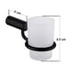 thumbnail image 4 of Porta Vaso De Baño Negro Mate Acero Inoxidable Rubinett, 4 of 4