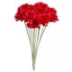 thumbnail image 1 of Flor Simulación de crisantemo artificial, oficina en casa, decoración floral falsa, adorno de boda, rojo oscuro 10 Piezas Speravity HA8120-05B, 1 of 6