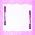 thumbnail image 1 of Ahgly Company Indoor Square Solid Purple Modern Area Rugs, 8' Square, 1 of 4