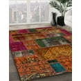 thumbnail image 2 of Ahgly Company Indoor Rectangle Abstract Saffron Red Oriental Area Rugs, 5' x 7', 2 of 6