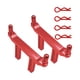 thumbnail image 4 of 2 piezas de montaje de postes de carrocería RC 1:16, columnas delanteras y traseras, piezas de actualización de aleación de aluminio para camiones 161 Rojo, 4 of 8