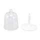 thumbnail image 1 of Collapsible Wine Glass Portable Unbreakable Clear Detachable Plastic Wine Glass for Camping Travel White, 1 of 1