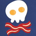 thumbnail image 2 of CafePress - Bacon And Eggs Skull Maternity Dark T Shirt - Maternity Dark T-Shirt, 2 of 3