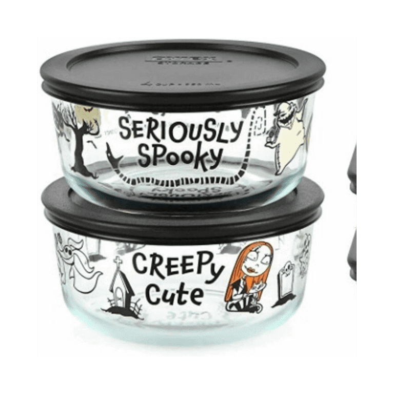 New holiday Pyrex food storage containers for $19.99!! 🤩 I spotted Disney,  The Nightmare Before Christmas, and Star Wars varieties…I need…