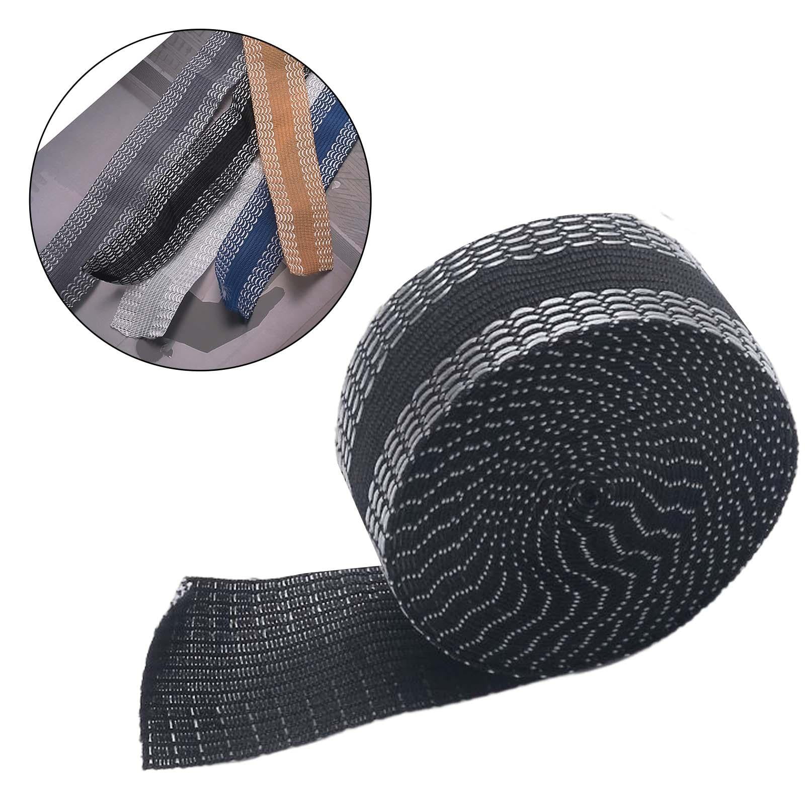 Polyester Hem Tape Pants Shortening Tape Pants Fabric Tape 1 Inch X 5.5  Yards Iron on Hemming Tape for Clothes Jeans Dress Trousers Sewing , Black  5m Black 