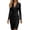 C-Black533, variant on Dresses For Women Casual Long Sleeve Solid Color Midi Dress Bodycon Deep V Neck 2026 Spring Fall Comfort Dresses