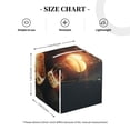 thumbnail image 4 of Lsque Creative Poker Printed Tissue Box Cover Holder, Facial Paper Organizer Dispenser,Square with Bottom Belt, PVC Leather Decorative Organizer, 4 of 8
