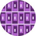 thumbnail image 1 of Ahgly Company Machine Washable Indoor Round Transitional Heliotrope Purple Area Rugs, 3' Round, 1 of 7