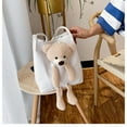 thumbnail image 4 of HaoXianJian Bags for Women Cute Bear Tote bag Shoulder Large Underarm bag Travel Work Handbag, 4 of 9