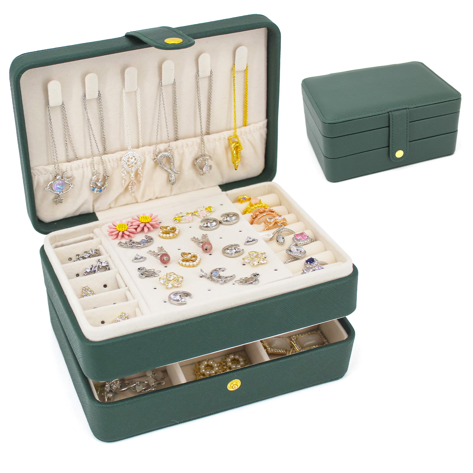 Small Jewelry Box, Travel Jewelry Organizer, Portable Jewelry boxes for