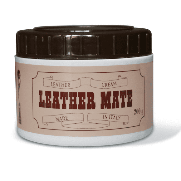 Leather Mate Intense Black Leather Conditioner for shoes, boots, furniture, car interior – 7oz for Deep Color Restoration