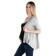 thumbnail image 5 of Maternity Elbow Sleeve Cascading Cardigan, 5 of 9