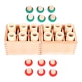 thumbnail image 2 of Juego de cilindros de sonido, material sensorial Montessori, caja de sonido de juguete de desarrollo temprano para niños en edad escolar, niños, 2 of 9