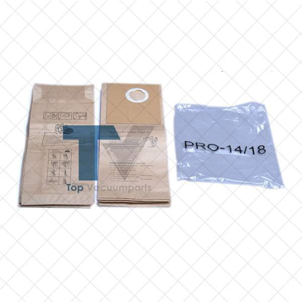Bissell COMMERCIAL BG-11 Oreck PRO 14 and 18 Commercial Upright Vacuum Bags 10 Pk # 59-2407-09 2037744 