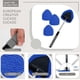 thumbnail image 4 of Cepillo limpiador de parabrisas extensible, herramienta desempañadora telescópica de 180 grados, kit de limpieza de ventanas con 4 almohadillas lavables reutilizables para SUV, RV, camión, 100 ml, 4 of 7