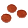 thumbnail image 3 of yuksok 10 Pcs Plateau de Base en Bois Rond pour Cabochon en Verre DIY 25mm Rouge Rouge -25 mm, 3 of 9