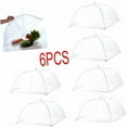 thumbnail image 5 of ACDANC 2026 New 6 Pack Mesh Food Cover Tent Umbrella for Outdoor Picnic Camping Reusable Collapsible for Picnic,Camping,Bbq,Beach 16"Es Large, 5 of 6