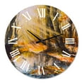 thumbnail image 2 of Designart 'Bright Sunshine Through The Forest Trees Iii' Lake House Wall Clock, 2 of 5
