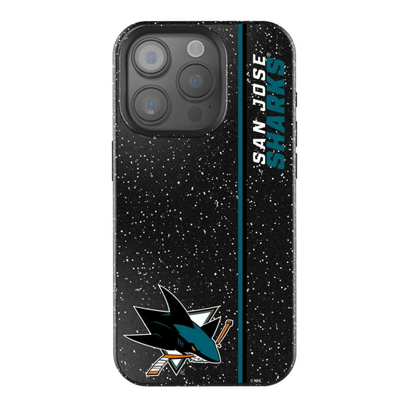 Keyscaper Black San Jose Sharks Sidebar Bling iPhone Case