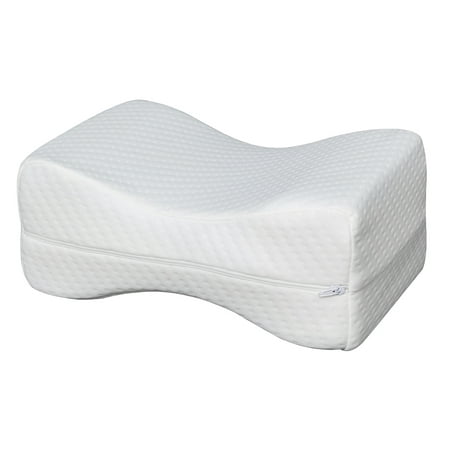 Zimtown Memory Foam Pillow Double-sided Grooved Pain Relief Knee and Leg Support