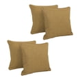 thumbnail image 4 of Blazing Needles  18-inch Accent Throw Pillows (Set of 4) Mocha, 4 of 5