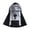 Black L, variant on HaiSphere Pet /Dog Nun Costume Clothing, Classic Black White Halloween Nun Headwear Accessory for Cosplay, Themed Party, Role Play, Halloween Dress Up,Black L