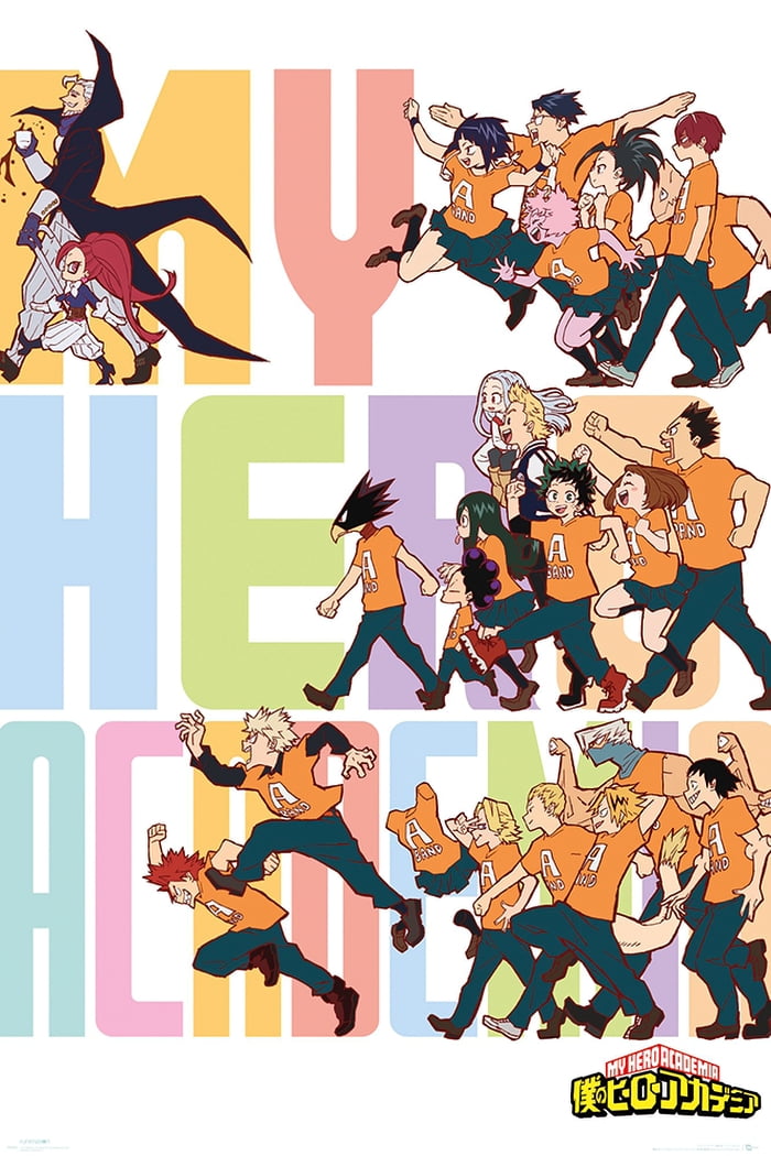 My Hero Academia - Manga TV Poster (Season 4 - Key Art) (Size: 24" X 36")
