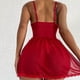thumbnail image 2 of Pijamas a juego Gibobby Ropa interior Sexy para mujer Bordado de Traje de pijama Sexy rojo XL, 2 of 5