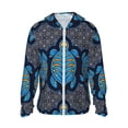 thumbnail image 1 of Lsque Turtle Pattern UPF 50+ Lightweight Sun Protection Men's Women's Long Sleeve Shirt, Hoodie Performance -Medium, 1 of 7