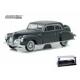 thumbnail image 1 of Diecast Car w/LED Display Case - 1941 Lincoln Continental Hard Top, Gray Metallic - Greenlight 86325 - 1/43 scale Diecast Model Toy Car, 1 of 3