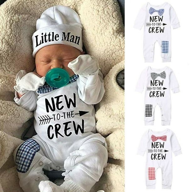 New to the clearance crew newborn outfit