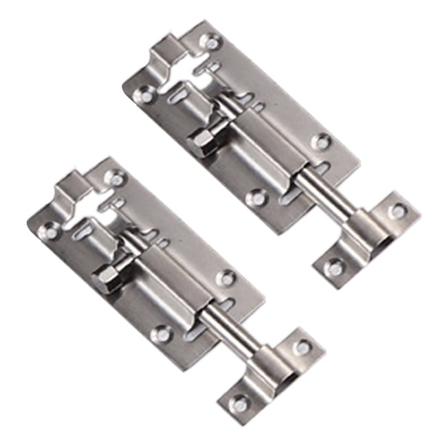 EASTIN 2 Pack Slide Barrel Bolt Latch Sliding Latch Lock Stainless Steel Sliding Lock for Door Security
