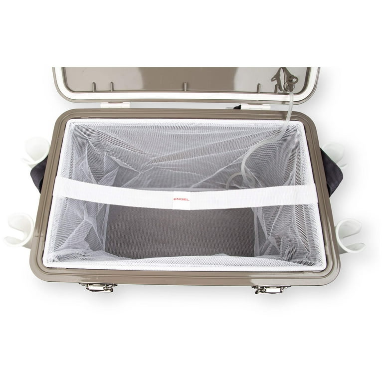 ENGEL 30 Qt Live Bait Cooler with 4x Rod Holders & 2-Speed Aerator