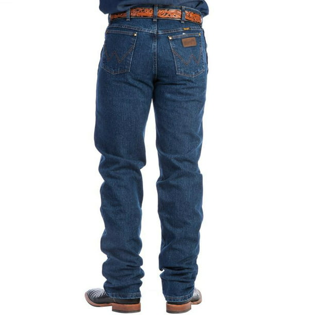 Wrangler 47MACMS Advanced Comfort Jeans Mid Stone Blue 36x34 