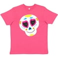 thumbnail image 3 of Inktastic Decorated Skull Youth T-Shirt, 3 of 5