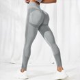 thumbnail image 2 of UngA Anti Cellulite Leggings, Tummy Control High Waisted Leggings Sets for Women, Gym Scrunch Butt Lifting Seamless Workout Womens Yoga Leggings Grey,L, 2 of 6