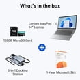 thumbnail image 2 of Ordinateur Portable Lenovo IdeaPad 1i 14 Pouces Intel Celeron 12 Go RAM 640 Go, 2 of 8
