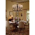 thumbnail image 4 of Ore Furniture K-5157H 27 in. Magnolia Crystal Bronze Ceiling Lamp, 4 of 5