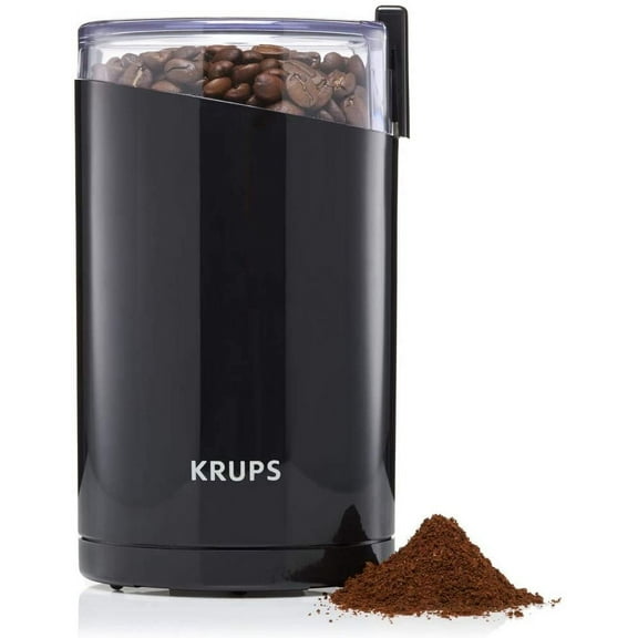 KRUPS F203 Electric Spice and Coffee Grinder with Stainless Steel Blades, 3 oz..