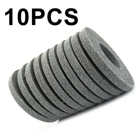 

YEDYLY 10pcs 125mm Nylon Fiber Polishing Buffing Wheel Sanding Disc Polisher Tools 9P