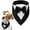 Black, variant on Dalrosia Dog Tuxedo for Dogs,Dog Formal Suit Dogs Attire Pet Bow Tie Puppy Party Costumes Cat Tux Outfits Pets Bandana Cosplay Adjustable Bowties Wedding Birthday Valentines