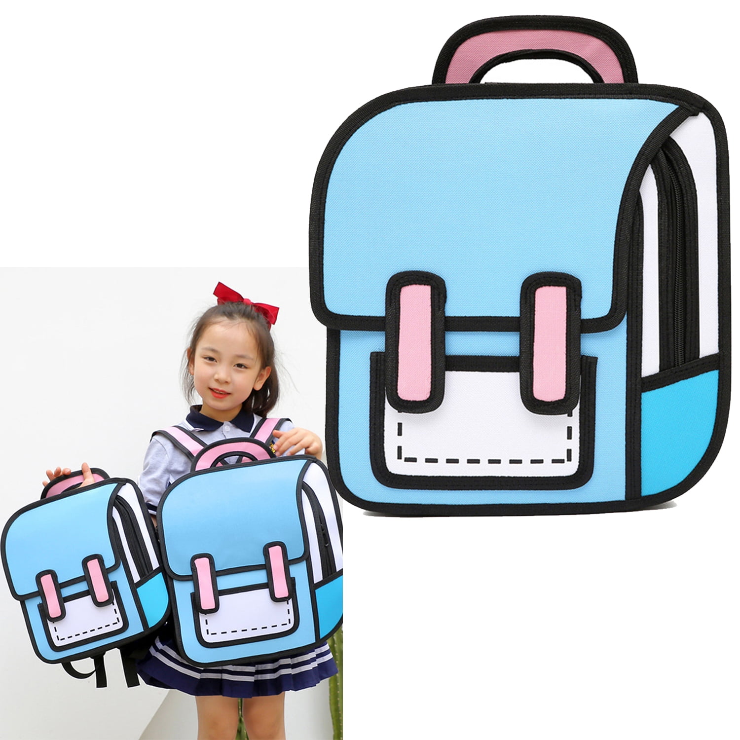 Mua Uek primary school tutor bag study bag British wind red make up bag  Messenger bag art bag portable bag | Tiki